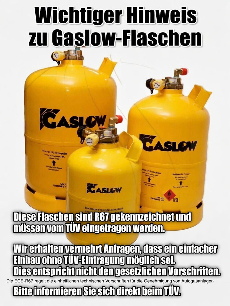 Laden Sie das Bild in Galerie -Viewer, Gaslow Tankflaschen