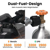 MaXpeedingrods Benzin & LPG Dual Fuel 3,5kw Stromerzeuger