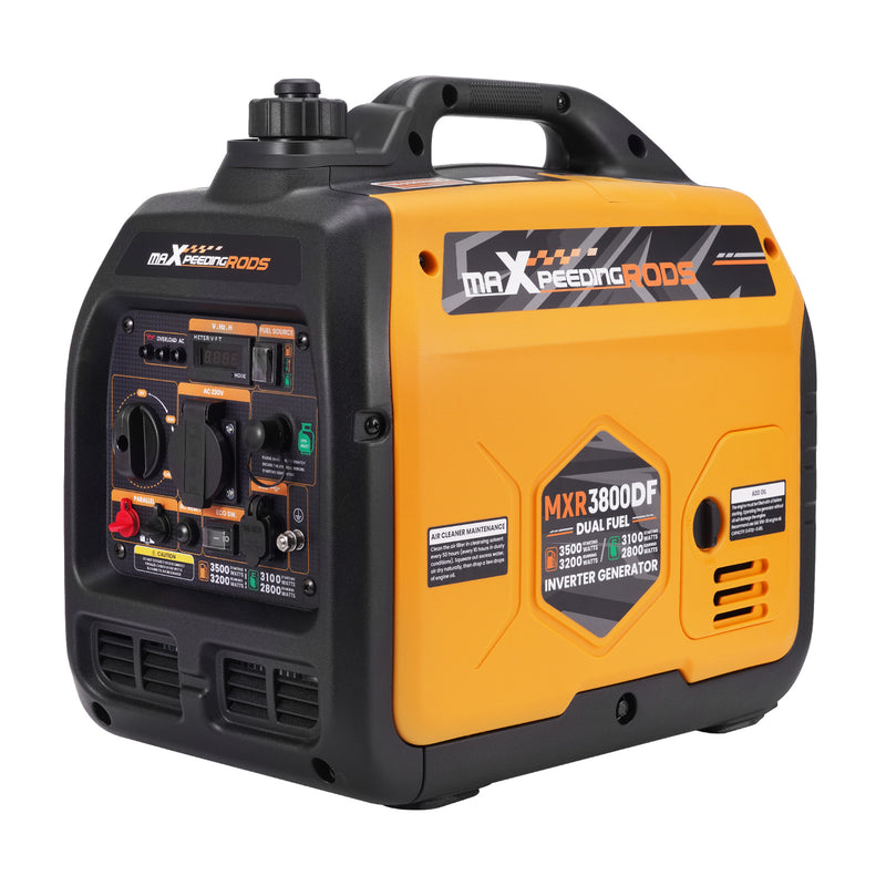 Load image into Gallery viewer, MaXpeedingrods Benzin & LPG Dual Fuel Inverter Stromerzeuger 3500W
