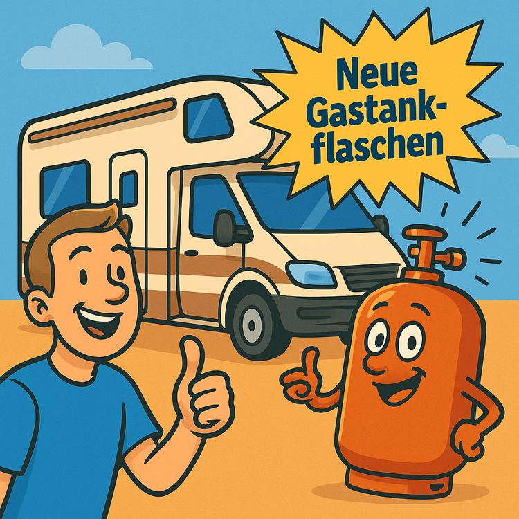Neue Gastankflaschen für unser Wohnmobil !!!