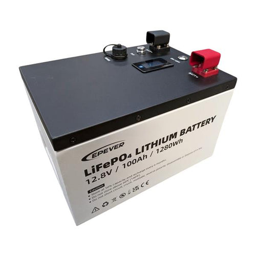 Epever LiFePO4 Batterie 12,8V 100Ah IP65 EPEVER-100AH