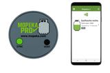 Mopeka Pro Check Ultraschall-Füllstandsensor inkl. Kleberahmen für Alugas Travelmate – Bluetooth Gasflaschen-Sensor
