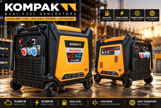 Kompak 16 kVA Dual-Fuel Inverter Stromerzeuger