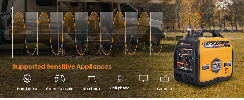 Load image into Gallery viewer, MaXpeedingrods Benzin &amp; LPG Dual Fuel Inverter Stromerzeuger 3500W
