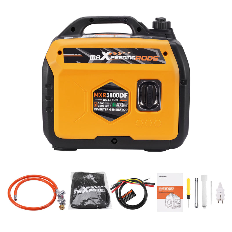 Load image into Gallery viewer, MaXpeedingrods Benzin &amp; LPG Dual Fuel Inverter Stromerzeuger 3500W
