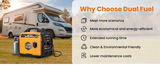 MaXpeedingrods Benzin & LPG Dual Fuel Inverter Stromerzeuger 3500W